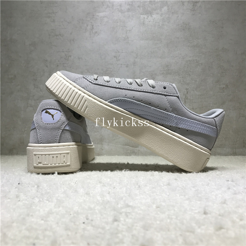 Puma Fenty Rihanna Suede Platform Blue White